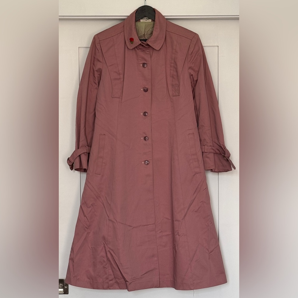 Classic Mauve Fleet Street Trench Coat
